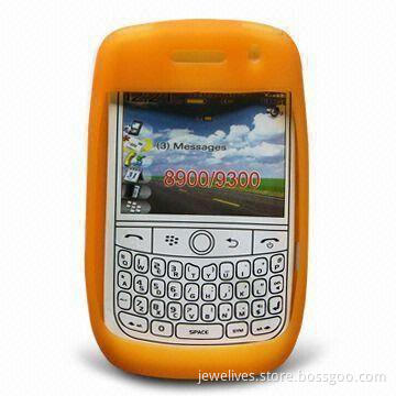 Protective Silicone Skin Rubberized Case for BlackBerry 8900/9300, with Ultra Low Profile